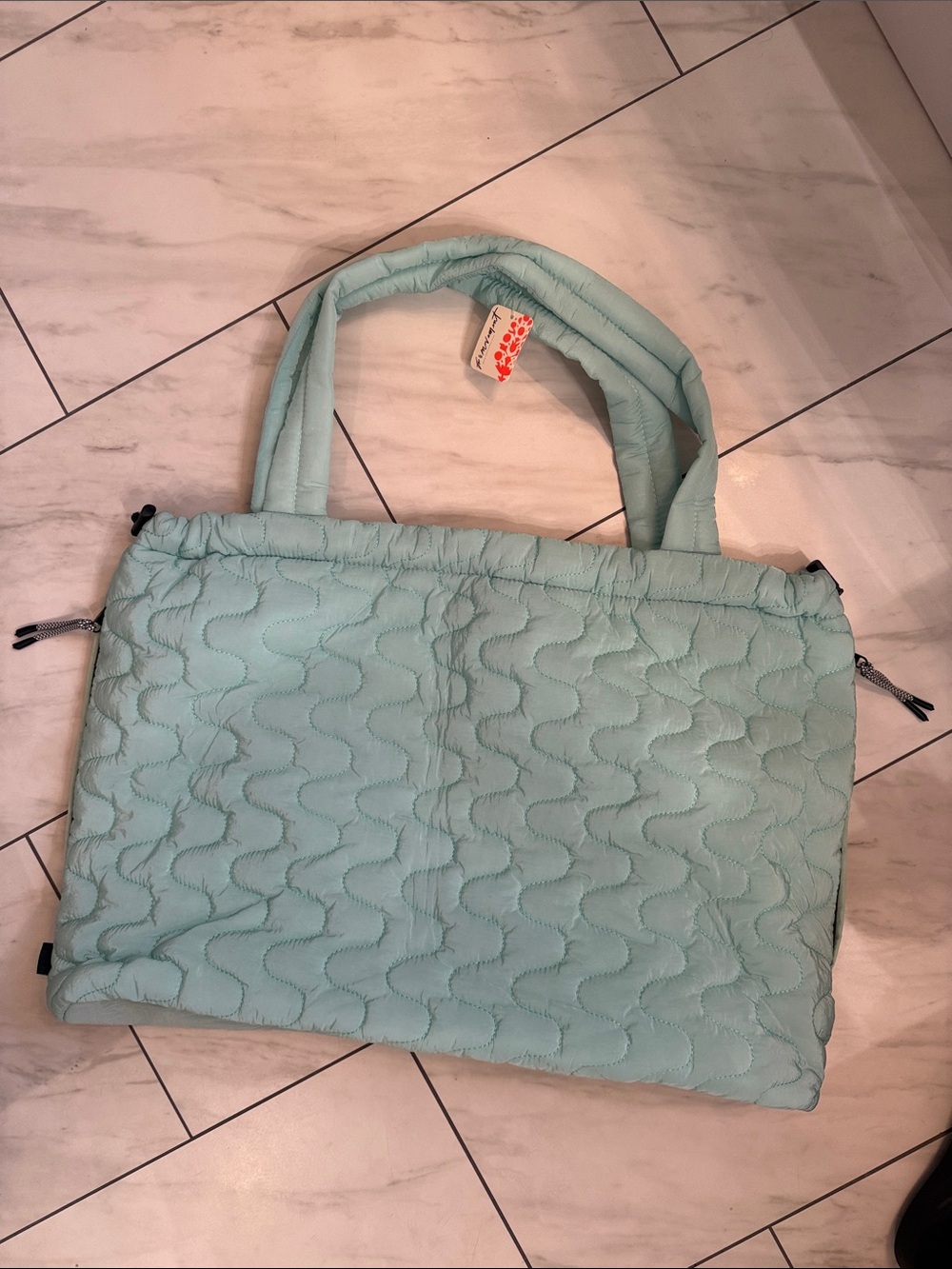 FP Movement by Free People Cloud 9 Tote Bag Messenger Weekend Pistachio